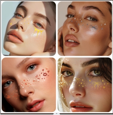 FACE GLITTER STICKERS-ตัวเปลี่ยนเกมความงาม