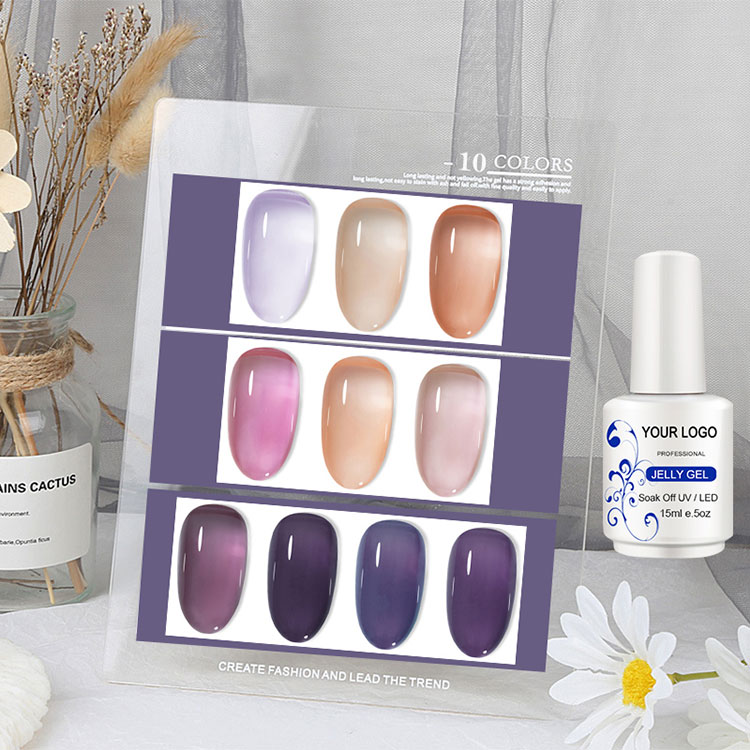60 สีน้ำแข็งเจลเจลขัดเงา