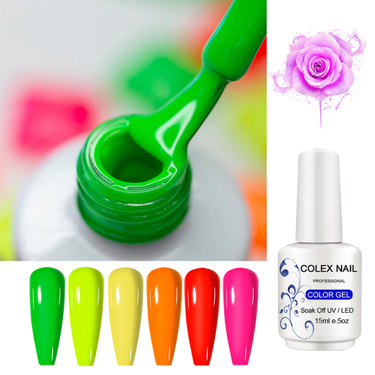 80 สี 15 มล. ยาทาเล็บเจลบริสุทธิ์