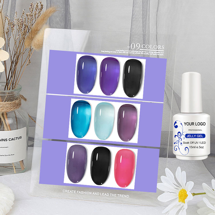 90 สีเจลเจลเจลขัดเงา