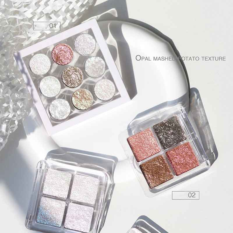 ใหม่ 9 ใน 1 สีเล็บโอปอลบดผงออโรร่าผลรงควัตถุ
