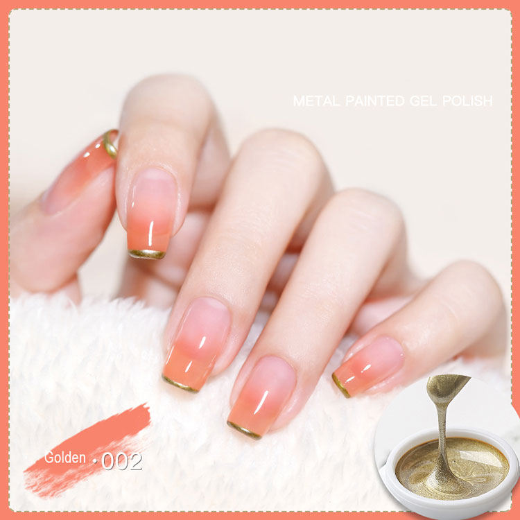 Super Shine No Cracking Metallic Gel Polish