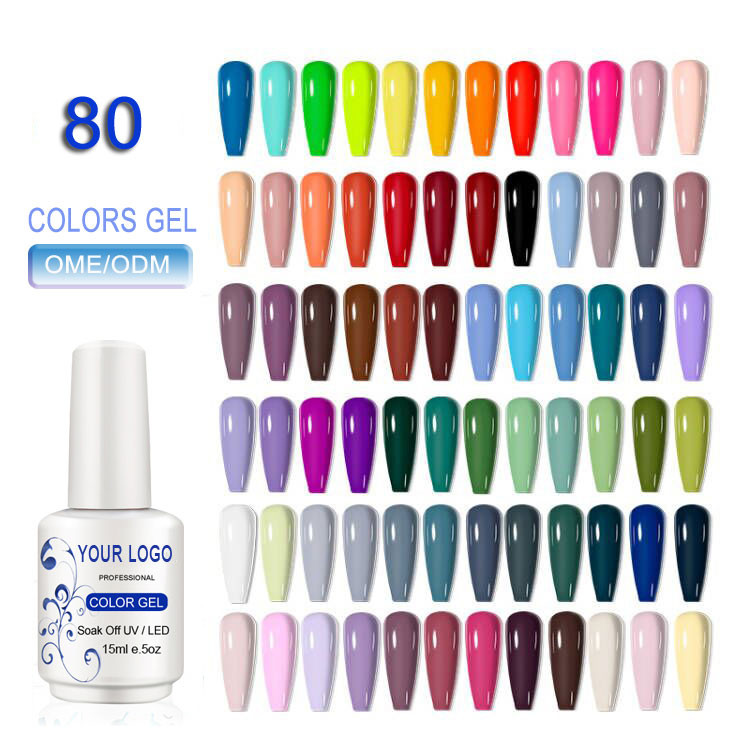 UV Gel ประเภทเจลสีบริสุทธิ์ขัดเงา