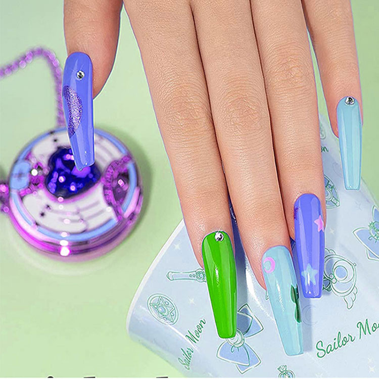 UV Gel ประเภทเจลสีบริสุทธิ์ขัดเงา